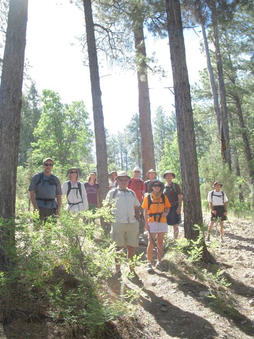 AWC Stewards at West Clear Creek Wilderness, 2013. AWC