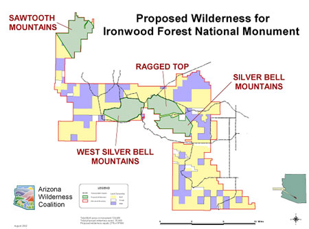 Ironwood Forest proposal map