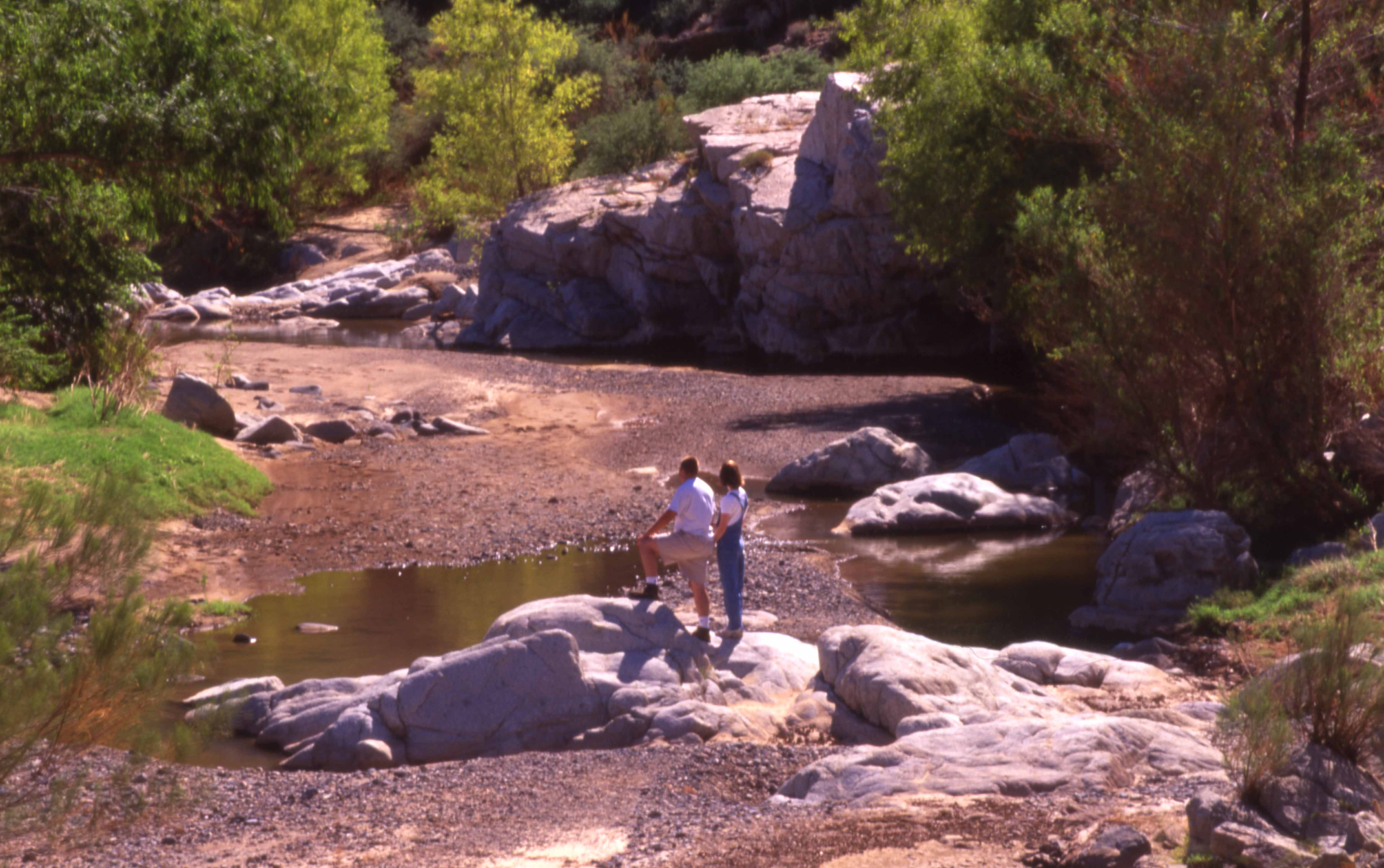 Agua Fria hikers. Photo by Mark Miller.